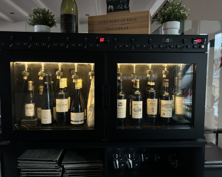 Wijnkast - wijn per glas systeem